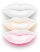 picture of three lips